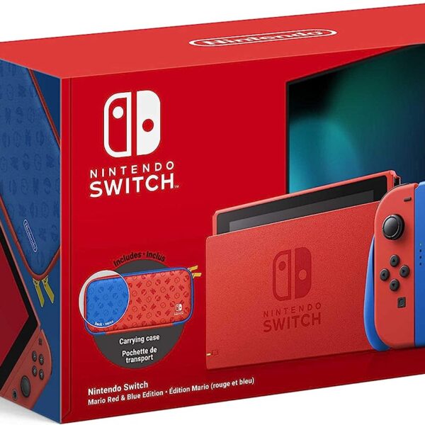 Nintendo Console Switch Mario Edition Red/Blue