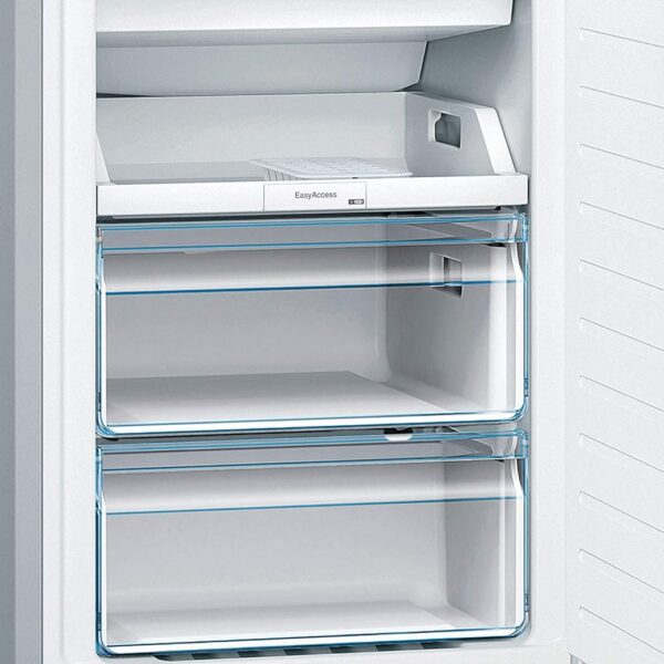 Réfrigérateur combiné pose libre Bosch KGN36NLEA Série 2 - 305 L - L 60 cm x H 186 cm - Inox argenté [Classe énergétique E]